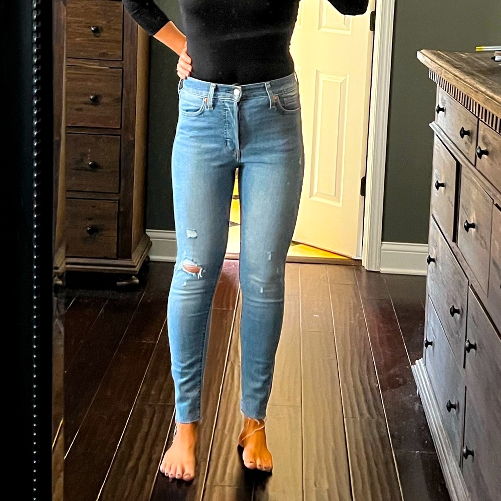 Levi wedgie skinny Jean